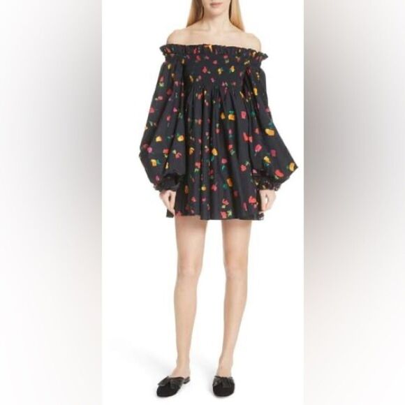 Carolina Constas New York Kora Floral Off Shoulder Mini Dress - Picture 3 of 10